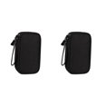 thumbnail image 1 of kurtrusly Portable Waterproof Travel Electronics Organizer for Cable USB Compact and Lightweight Black 19x11x5.5cm 2Set, 1 of 6
