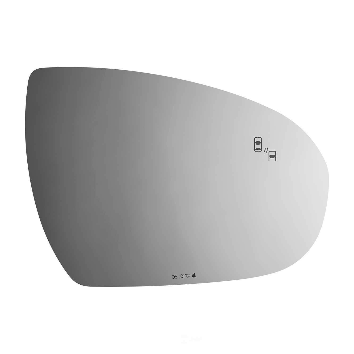 Burco Side View Mirror Replacement Glass - Clear Glass - 4710BC