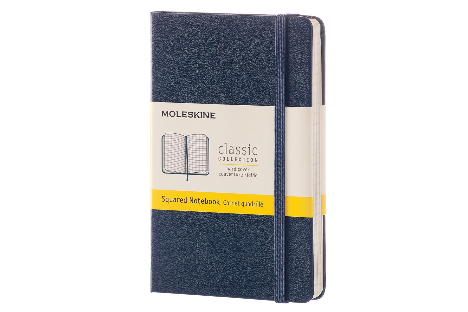 Moleskine Classic Notebook, Pocket, Squared, Sapphire Blue, Hard Cover