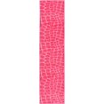 thumbnail image 1 of Animal Collection Custom Size Animal Print Area Rug for Living Room, Dining Room, Kitchen, Bedroom, Kids, Crocodile Pink - 3' x 10', 1 of 1