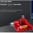 thumbnail image 3 of Extrusor de engranajes dobles, funciona con Creality Ender 3 CR 10 CR 10 Pro CR 10S Tornado Alimentación de accionamiento de aluminio mejorada para impresora 3D Filamento de 1,75 mm, 3 of 5