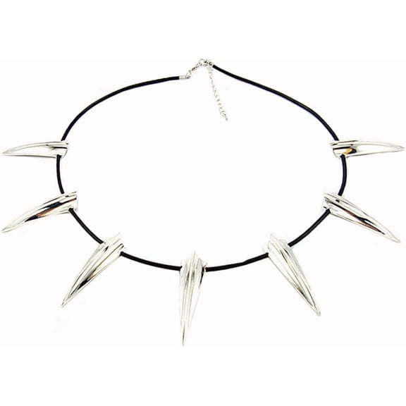 Chic Silver Stainless Steel Necklace For Black Cosplay New Wakanda King T'Challa Pendant Necklace Halloween Party