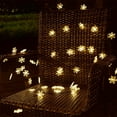 thumbnail image 4 of LINLIN Solar Snowflake String Lights, Outdoor Garden Solar String Lights with 8 Modes Waterproof Solar Christmas Lights for Garden Party Christmas, 4 of 7