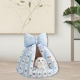 thumbnail image 1 of Casa para hámster, nido para dormir, accesorios para jaulas, escondite para animales pequeños, lecho para chinchillas, hámsteres, cobayas, petauros azul 50x37cm, 1 of 5