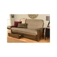 thumbnail image 7 of Kodiak Furniture Washington Frame-Rustic Walnut FinishTaxi Woodsmoke Mattress-Storage Drawers, 7 of 7