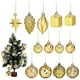 thumbnail image 1 of KAKOWELY 12 adornos colgantes para árbol de Navidad, bolas colgantes, decoraciones navideñas, 1 of 5