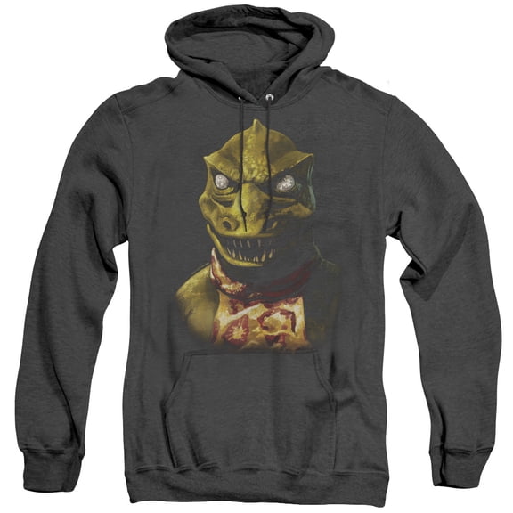 Star Trek Gorn Bust Adult Heather Hoodie Sweatshirt Black