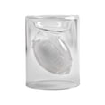 thumbnail image 2 of de vidrio transparente, cristalería transparente reversible, taza de agua de cerveza única para fiesta, aniversario, banquete,, 2 of 9