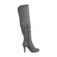 thumbnail image 2 of Dream Pairs Women's Chunky Heel Boots HIGHPLAT Thigh-High Style, 2 of 5