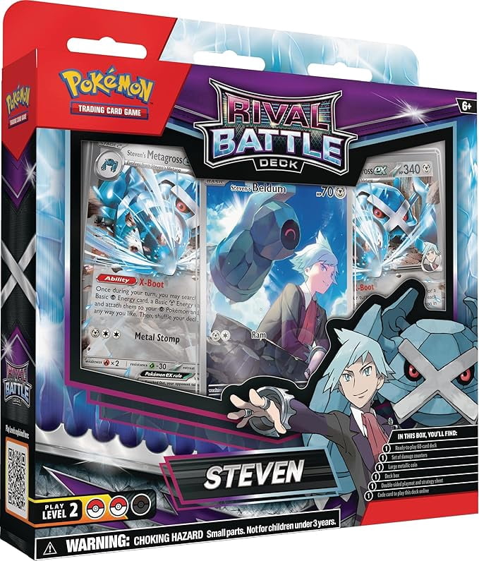 POKEMON RIVAL BATTLE DECKS MARNIE STEVEN