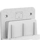 thumbnail image 5 of Estante de almacenamiento para enrutador montado en la pared, soporte para control remoto, organizador de rack de soporte blanco, 5 of 5