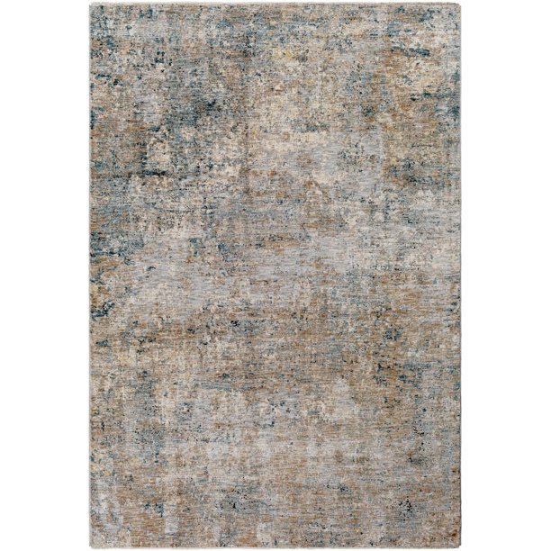 Better Homes & Garden Green Abstract Indoor Area Rug for Living Room Bedroom, 5' x 7'