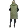 thumbnail image 4 of White Mark Gilet Long à Capuche pour Femmes, 4 of 7
