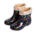 thumbnail image 6 of Mid-Calf Water Shoes for Women Round Toe Slip-on Waterproof PVC Lined Rain Boots for Outdoor Daily Walks, 6 of 8