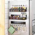 thumbnail image 1 of Especiero magnético Aufworld para refrigerador con estante de 8 ganchos, 1 of 8