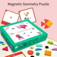 thumbnail image 3 of Tignapoo Creative Magnetic Geometric Puzzle for Kids - Advanced Montessori Educational Toy with Magnetic Tangram Board, Perfect for Early Learning and Cognitive Development, 3 of 7