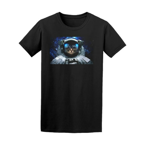 Astronaut Space Cat Galaxy Tee Men's -Image by Shutterstock