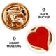 thumbnail image 4 of 8 insignias de moda con personalidad, divertidas, con forma de corazón rojo y ciruela, cuadradas, para naipes (estilo aleatorio), 4 of 7