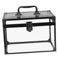 thumbnail image 3 of Caja de maquillaje, organizador de aleación de aluminio, caja de almacenamiento de cosméticos, organizador de cosméticos para viajes, accesorios para SG, 3 of 8