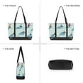 thumbnail image 6 of FORMRS Canvas Laptop Tote Bag for Women with 15.6" Computer Compartments Shoulder Handbag, Ice Hockey, 6 of 7