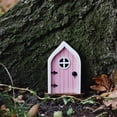 thumbnail image 4 of Porte de Fée Elf Porte de Fée en Bois Décorations d'Arbre de Fée Porte Elfe, 4 of 4
