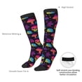 thumbnail image 4 of Naloa Skull mushroom colorful Thigh High Socks Extra Long Stretchy Sock Women Over Knee High Opaque Stocking Daily Wear, 4 of 6