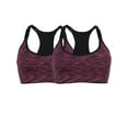 thumbnail image 2 of YouLoveIt Women Sports Bras, 2 pack Racerback Sports Bra Middle Impact Active Gym Yoga Workout Sports Bras Wireless Seamless Sports Bra, 2 of 6