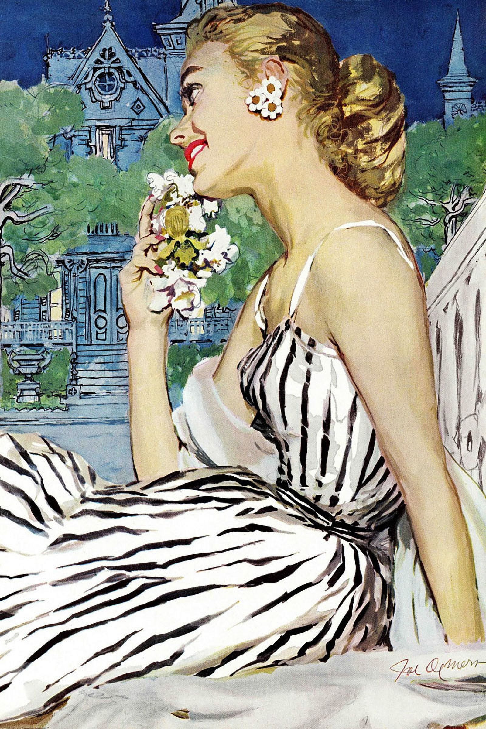 "Walk to the Dance" Painting Print on Wrapped Canvas