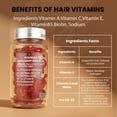 thumbnail image 4 of Vitaminas para el cabello POEROES A C E Pro B5 con aceite de argán y aguacate, 50 cápsulas, 4 of 7