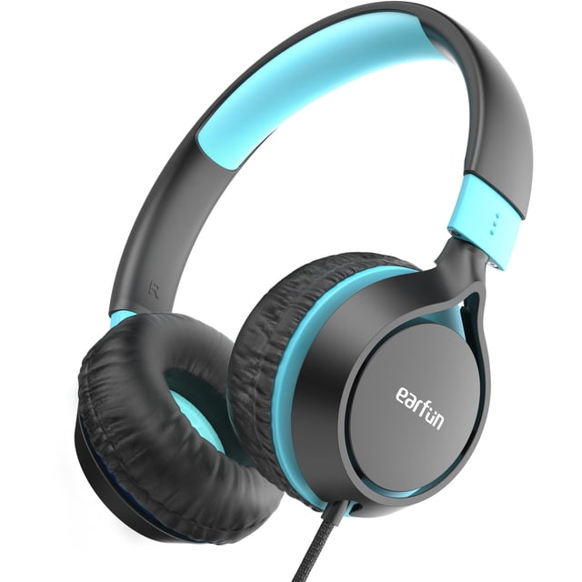 Auriculares EarFun S1 para niños, plegables, con cable, límite de volumen de 85 dB