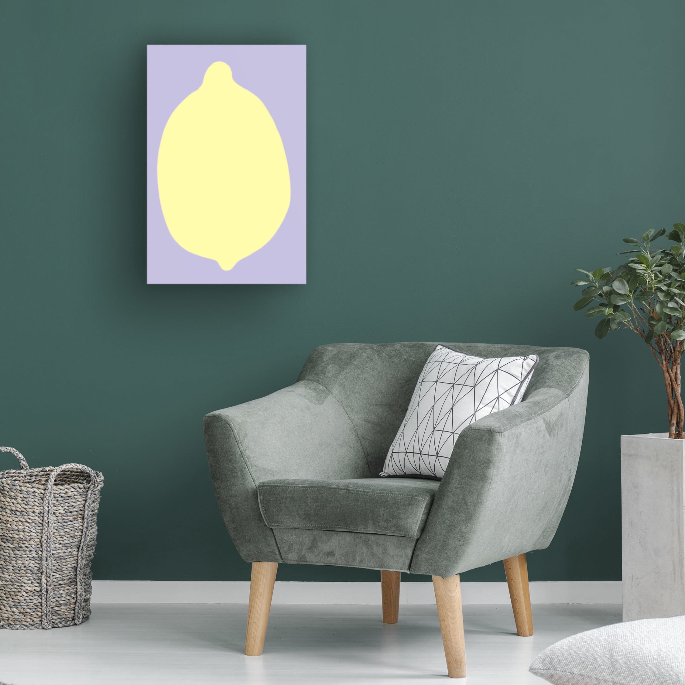 Trademark Fine Art Athene Fritsch  Lemon Canvas Wall Art