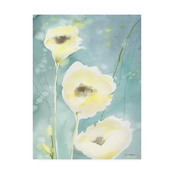 Trademark Fine Art 'Teal Tones' Canvas Art by Sheila Golde