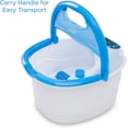 Ivation Foot Spa Massager - Heated Bath, Automatic Massage Rollers ...