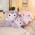 thumbnail image 3 of Juguetes de peluche de sirena de Sanrio de 30 cm, peluches de melodía Kuromi, muñecas para decoración de dormitorio de niñas súper lindas para niños, regalos para niños, 3 of 5