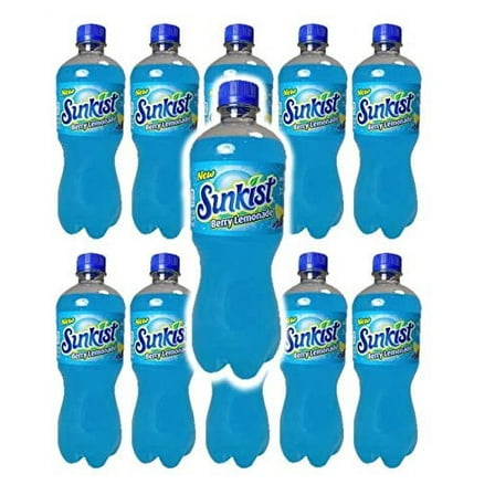 Sunkist Berry Lemonade 20oz (Pack of 10, total of 200 fl oz)