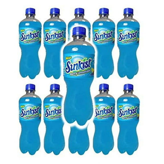 Sunkist Berry Lemonade 20oz (Pack of 10, total of 200 fl oz)