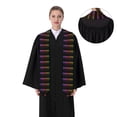 thumbnail image 4 of Haiem Colorful Sparkling Pattern Graduation Stole 2024 | Premium Satin Sash for Graduation Ceremony, 4 of 7