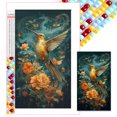 thumbnail image 1 of 5D DIY Cuadrado Taladro Diamante Pintura Pájaro Kit Del Arte 45x75cm, 1 of 9