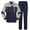 Navy, variant on TMOYZQ Mens Work Utility Sets 2 Piece Long Sleeve Reflective Workwear Mechanic Suit Windproof Waterproof High Visibility Coats and Pants