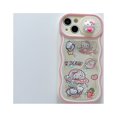 thumbnail image 1 of Funda de teléfono Kawaii Sanrio Hello Kitty Push The Window, arena movediza para IPhone 14, 13, 12, 11 Pro Max Plus, 14Pro, cubierta trasera anticaída Fivean unisex, 1 of 2