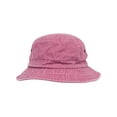 thumbnail image 3 of Top Headwear Washed Design Bucket Hat, Hot Pink S/M, 3 of 3
