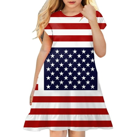 

Pimfylm Casual Dresses For Toddler Toddler Girls Linen Dress Ruffle Sleeveless Tie Back Kid Baby Casual Dresses 2023 Navy 7-8 Years