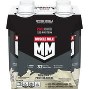 Muscle Milk Pro Advanced Nutrition Protein Shake, Intense Vanilla, 11 fl oz Carton, 4 Pk