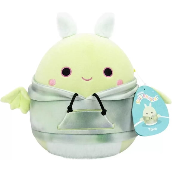 Squishmallows 2025 Original 8-Inch Hoodie Animal Squad Plush - (Tove Mothman)