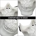 thumbnail image 5 of Máscaras de Halloween Máscaras de Calavera Máscaras de Media Cara Esqueleto Máscara de Guerrero Calavera Esqueleto Fantasma Malvado para Fiesta de Disfraces de Cosplay, 5 of 5