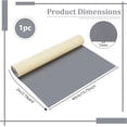 thumbnail image 2 of 79x16 Inch EVA Foam Rubber Roll Adhesive 1mm Gray Adhesive Foam Padding Soundproof DIY Project Sheet for Cosplay Padding DIY Project Gaskets Costume Crafts, 2 of 6