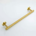 thumbnail image 2 of 18 Inch Brushed Gold Towel Bar for Bathroom, Total Length 18-Inch Bath Towel Rack Wall Mount, Durable SUS304 Stainless Steel Modern Home Decor Gold Towel Holder, 2 of 7