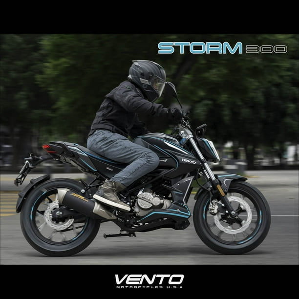 Motocicleta Urbana VENTO Storm 300 Negro 2025 Walmart en línea