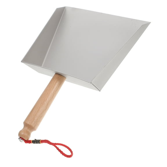 Zehuanyu Industrial Dust Heavy Duty Metal Dustpan with Handle Trash Cleaning Dustpan Flat Cleaning Dustpan for Pet Waste Tray Workshop Use
