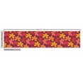 thumbnail image 3 of Ambesonne Autumn Fabric by the Yard Upholstery, Colorful Blooming Fall Flora, 3 Yards, Purple Dark Coral and Yellow, 3 of 5